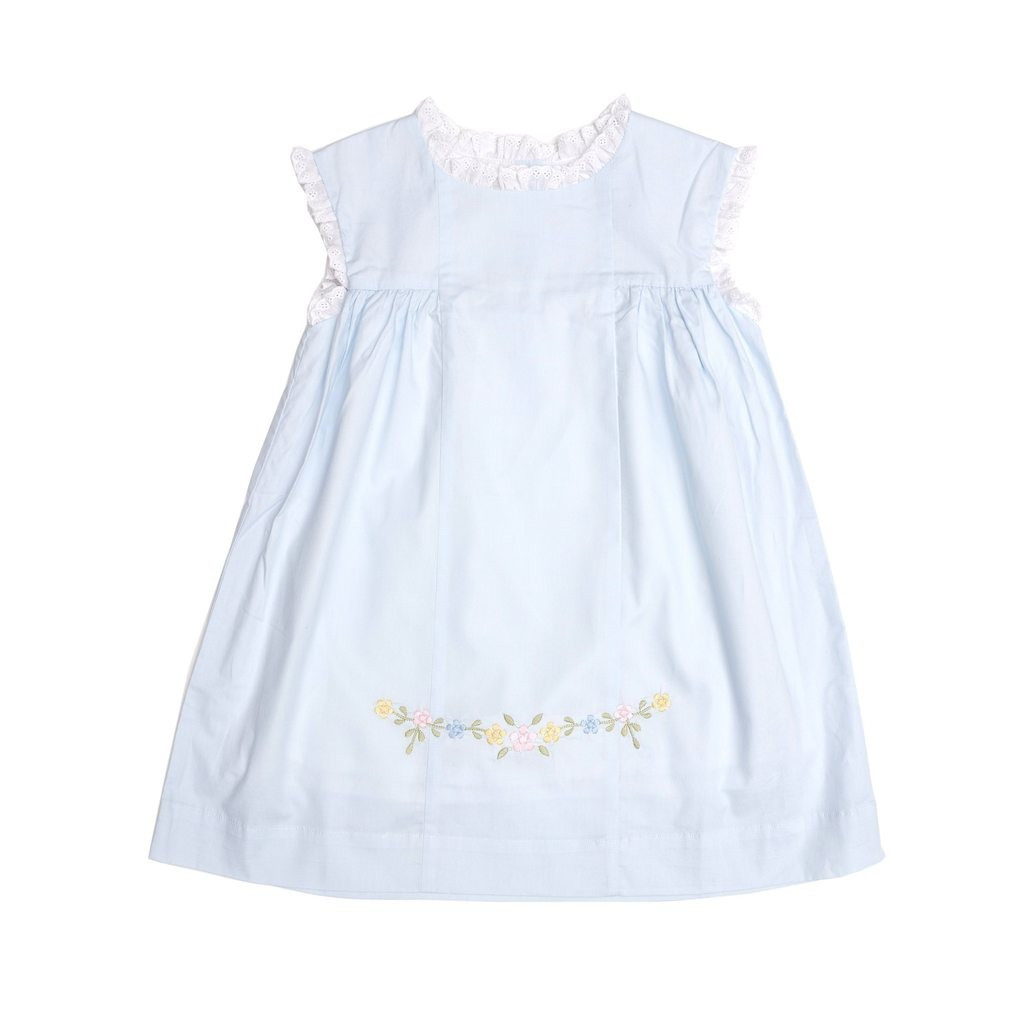 Anika Pale Blue Dress | The Oaks Apparel Company