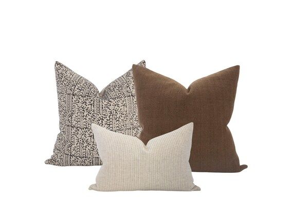 Pillow Combination  8  Warm Neutral Pillow Covers Modern - Etsy | Etsy (US)