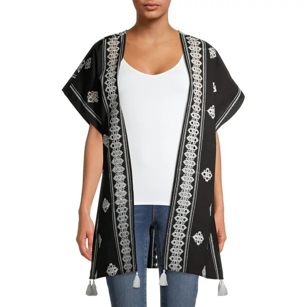 Women's Embroidery Kimonos | Walmart (US)