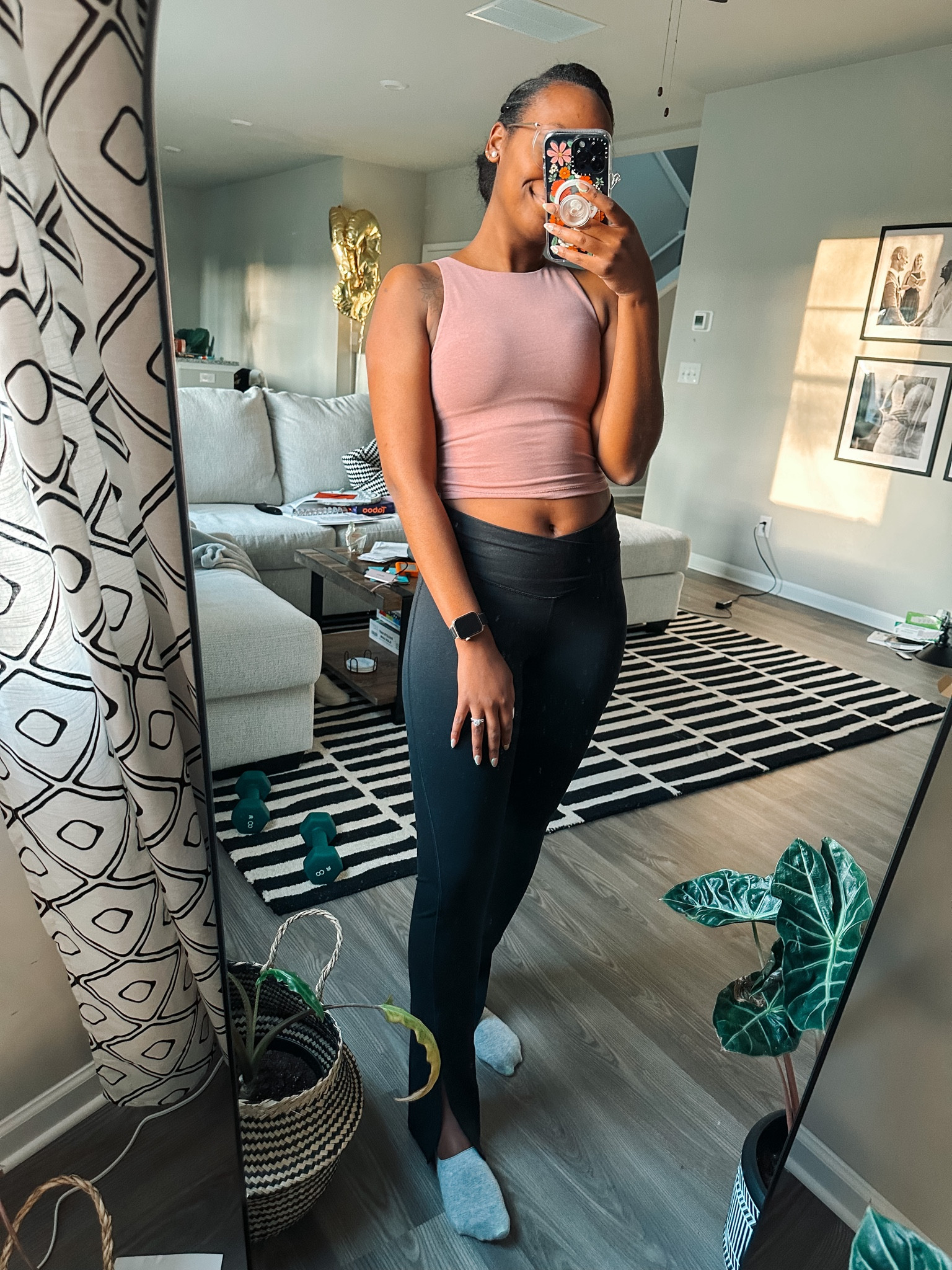 Will never get tired of old navy workout set! These pants are on sale for $16.99 and the top comes on 10 colors  

#LTKunder50 #LTKfit #LTKsalealert