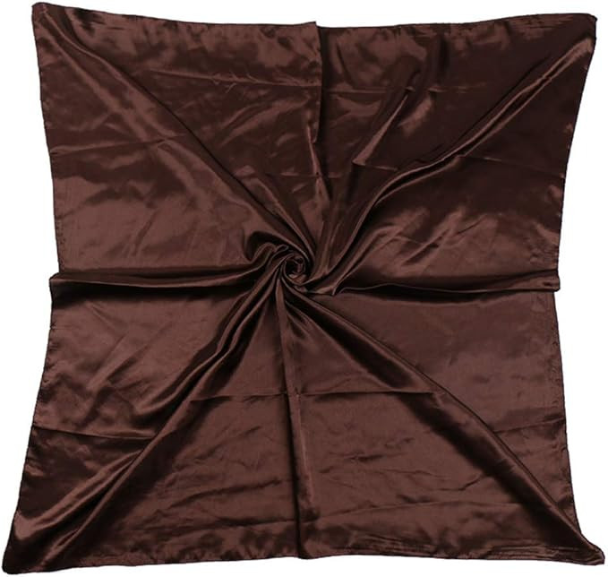 35" Womens Large Satin Square Scarf Silk Feeling Hair Wrapping Gift Headscarf Scarves | Amazon (US)