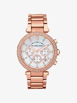 Parker Rose Gold-Tone Watch | Michael Kors US