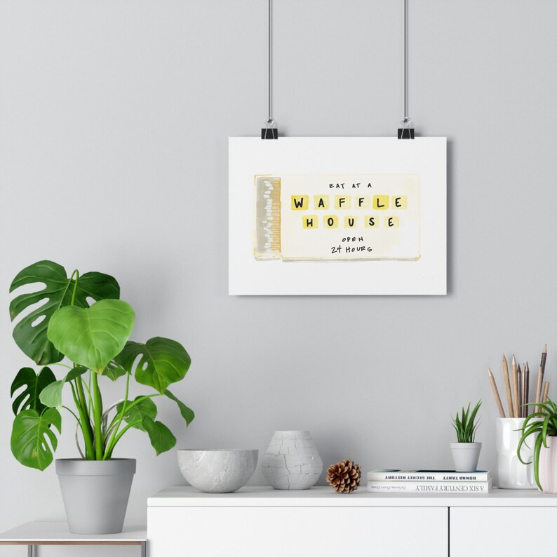 Meat Your Match Waffle House Giclée Print - Etsy | Etsy (US)