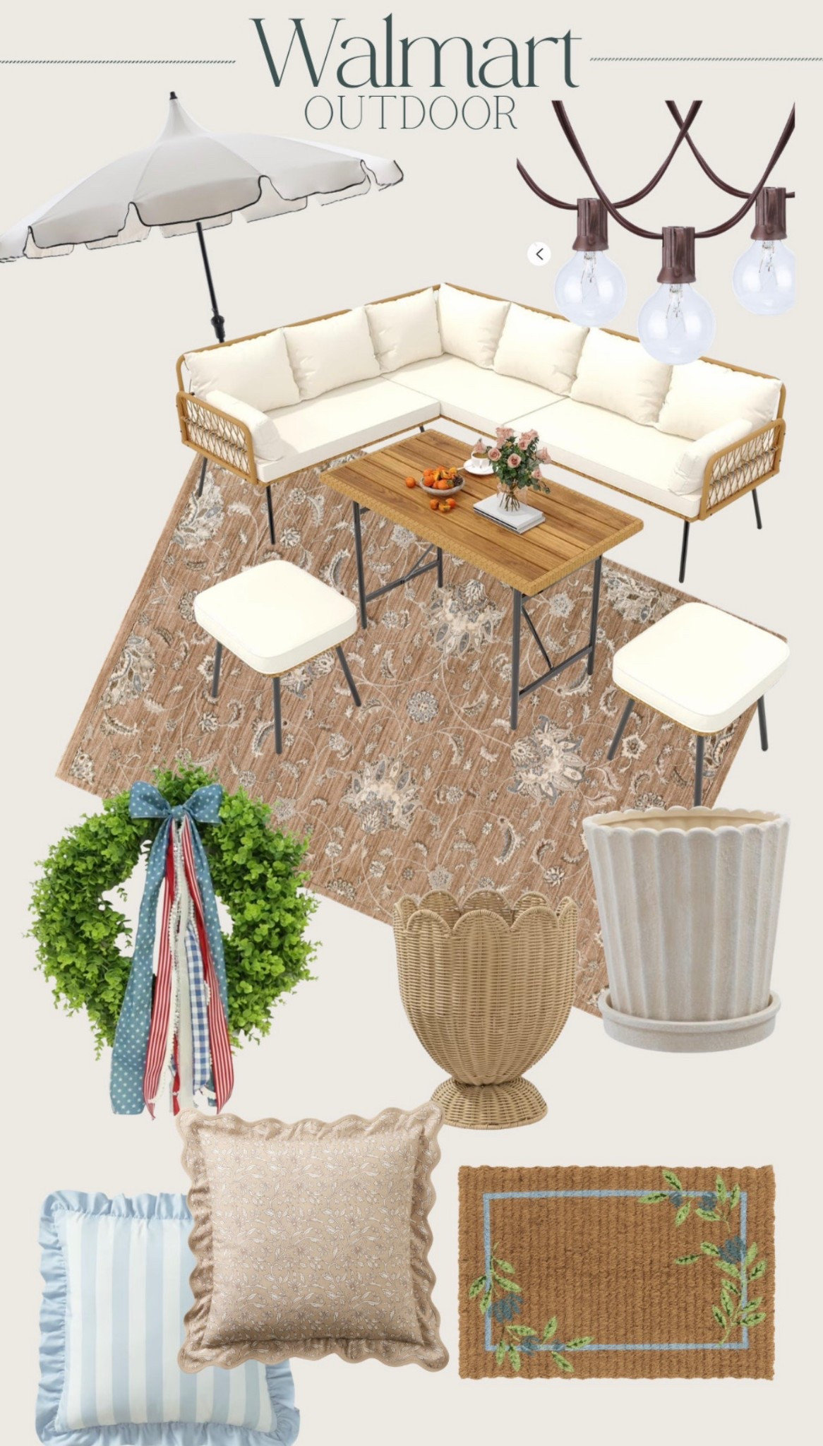 Walmart outdoor patio 