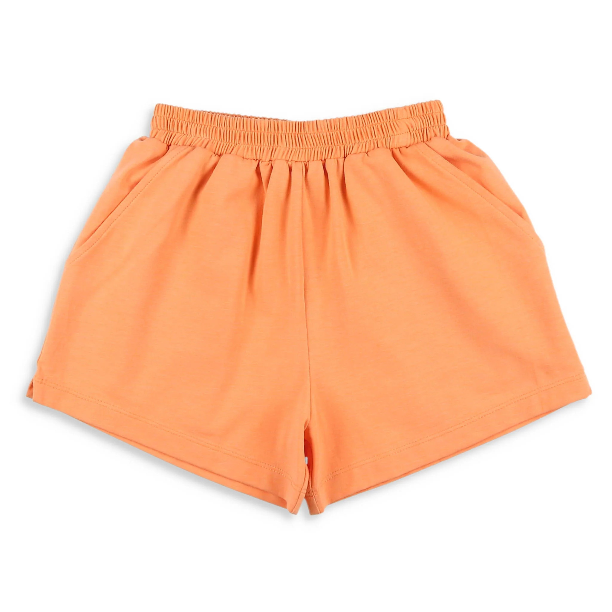 Boys Shorts - Orange Knit - Shrimp and Grits Kids | Shrimp and Grits Kids