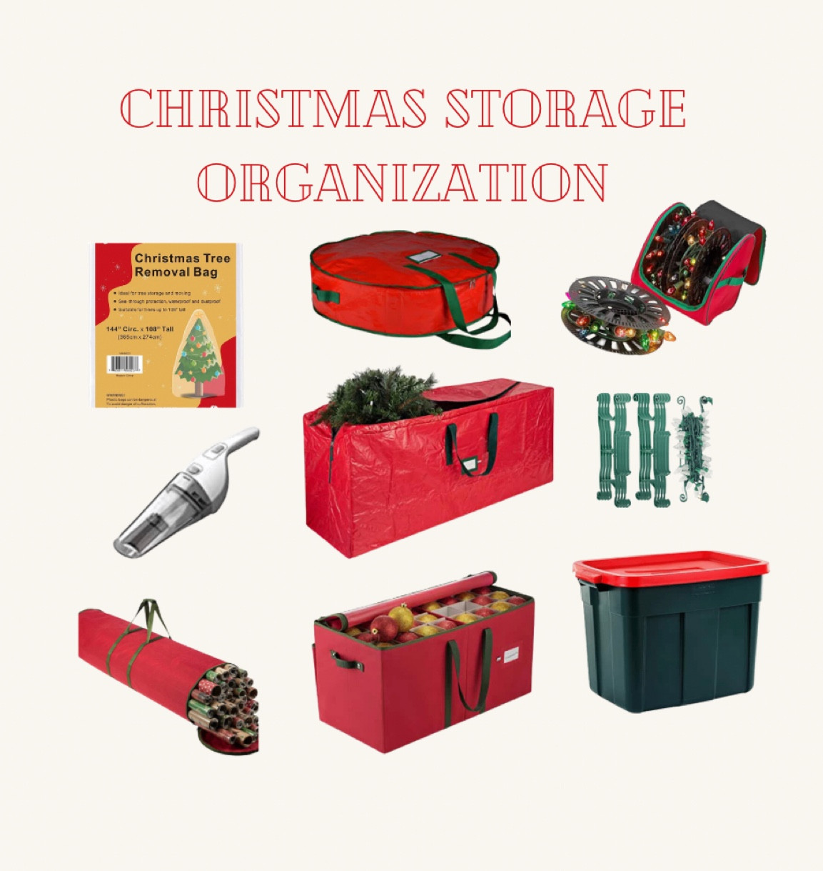 Christmas storage organizer 
Christmas tree storage 
Storage bins
Amazon finds 


#LTKfamily #LTKSeasonal #LTKhome