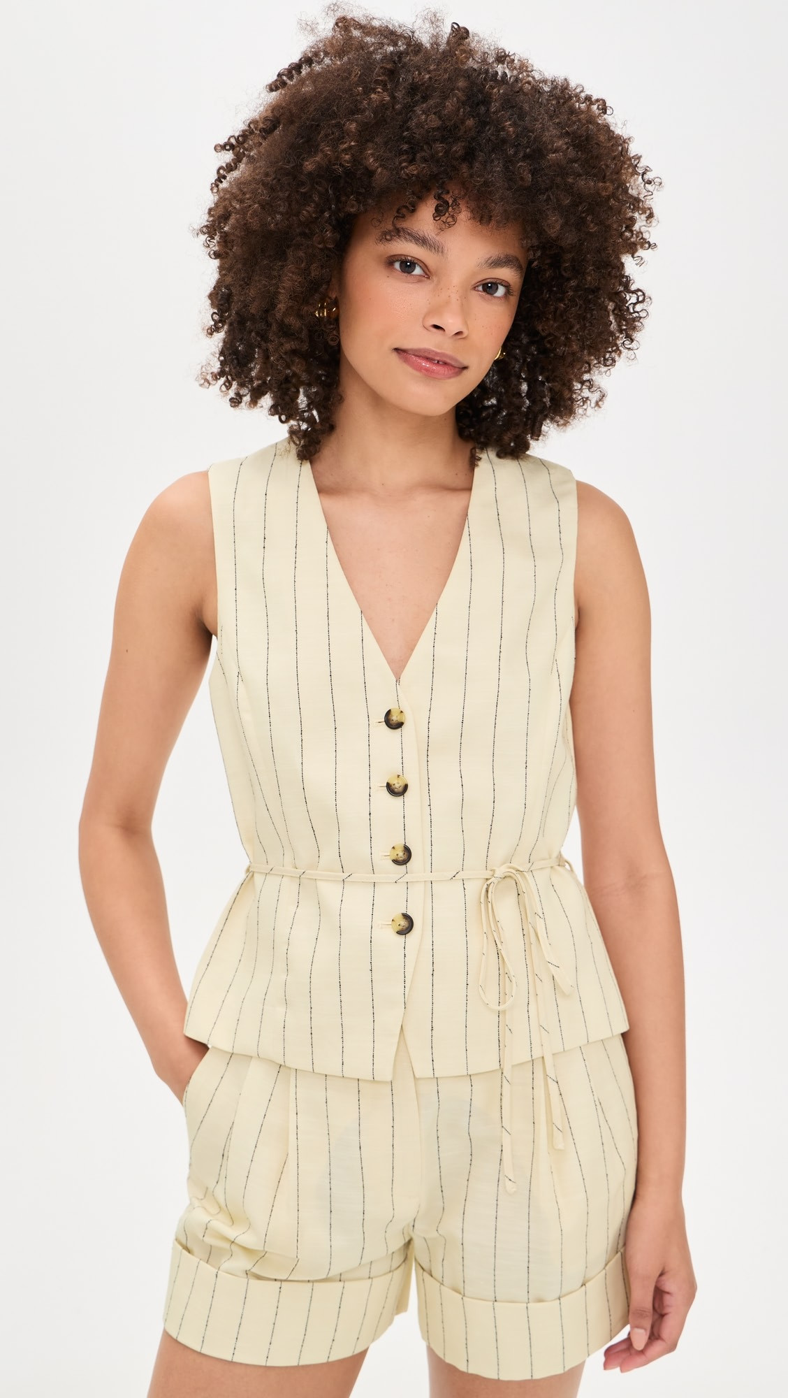 Paulette Stripe Vest | Shopbop