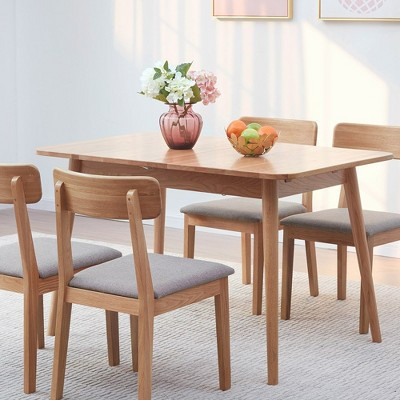 Modern Dining Table, Kitchen & Dining Room Tables,Waterproof Finish, Solid Wood Scratch-resistant Kitchen Table | Target
