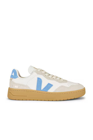 Veja V-90 Sneaker in Extra White Aqua Natural from Revolve.com | Revolve Clothing (Global)