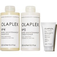 Olaplex No.4 Shampoo + No. 5 Conditioner + deluxe size Rich Hydration Mask (Free) | Cult Beauty