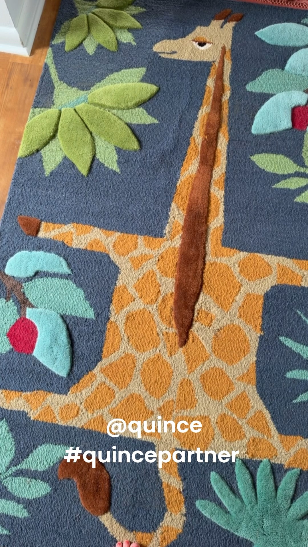 Look not further because @quince has rugs!!! This is 100% hand tufted wool. It’s the 4x6 playful animals giraffe. The colors are wonderful! #quincepartner

#LTKHome