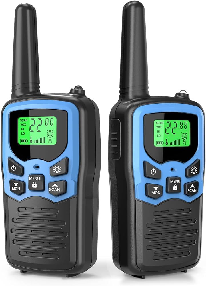 Walkie Talkies,MOICO Long Range Walkie Talkies for Adults Two-Way Radios with 22 Channels FRS VOX... | Amazon (US)