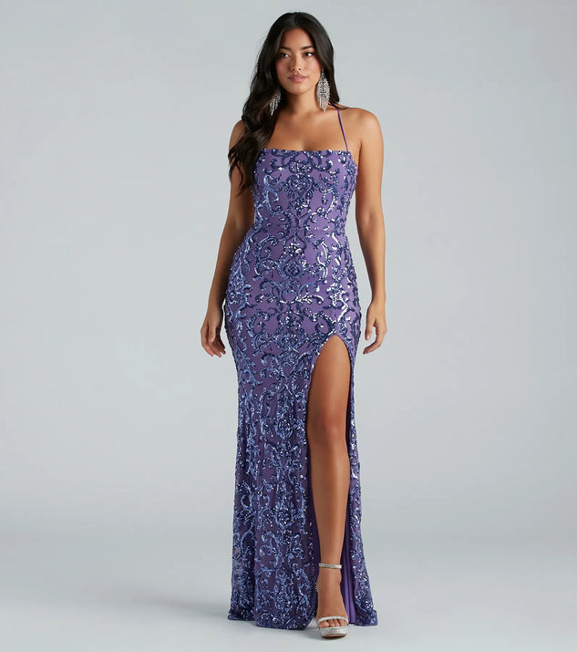 Rowena Sequin Mermaid Dress | Windsor Stores