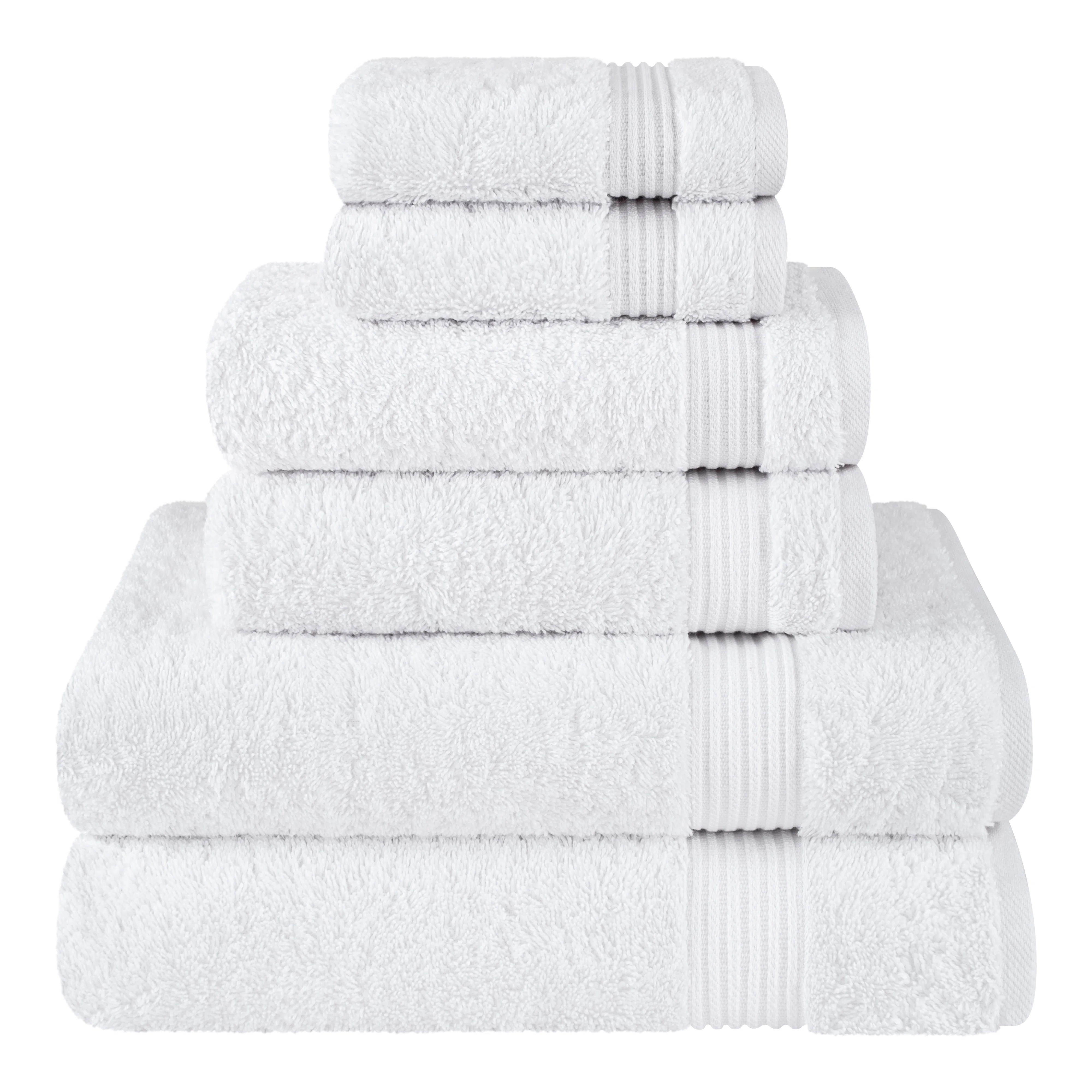 100% Cotton Luxury Turkish  6 Piece Bath Towel Set, Super Soft and Absorbent | Wayfair North America