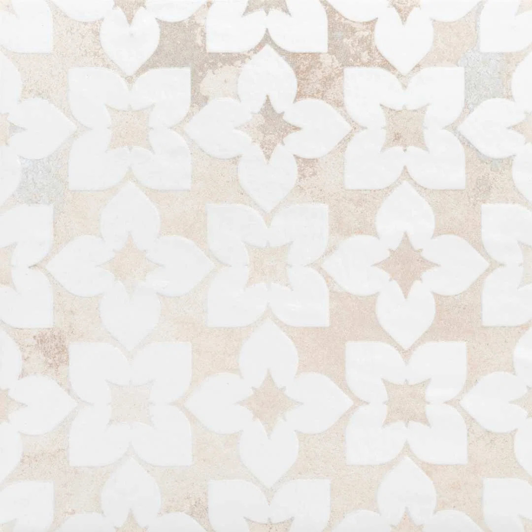 Phlox 8" x 8" Porcelain Patterned Wall & Floor Tile | Joss & Main