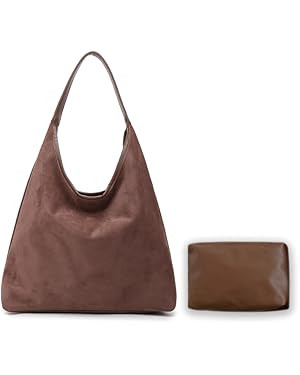 Brown Suede Bags for Women 2024 New Brown Suede Tote Bag for Women Suede Bag Brown Suede Purse Ba... | Amazon (US)