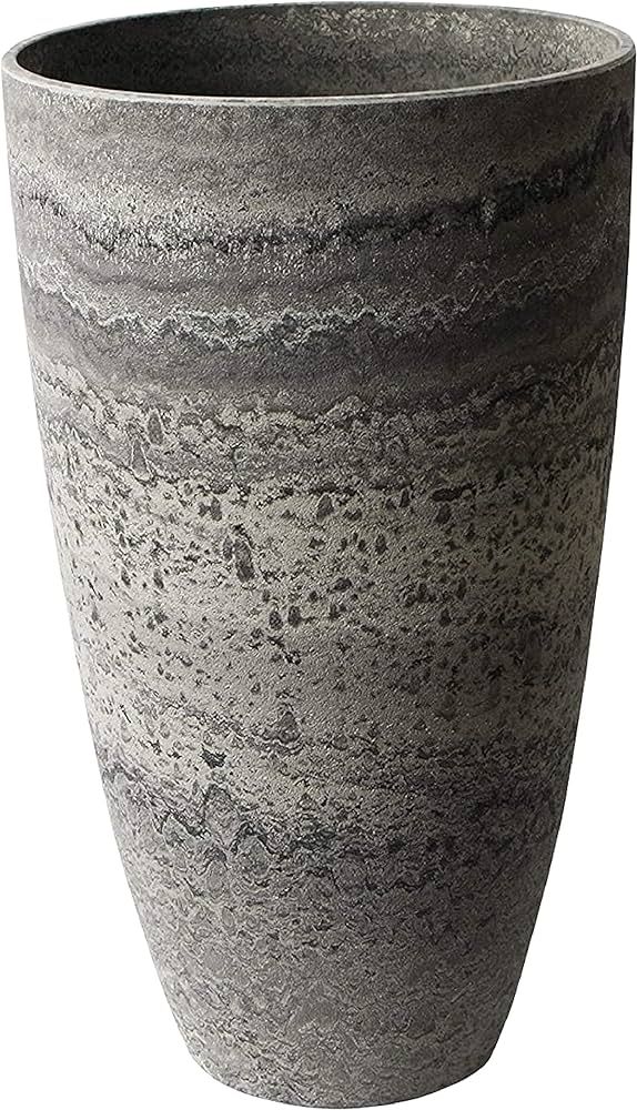 Algreen Products Acerra Composite Vase Planter with Drainage Hole, Decorative Texture, Removable ... | Amazon (US)