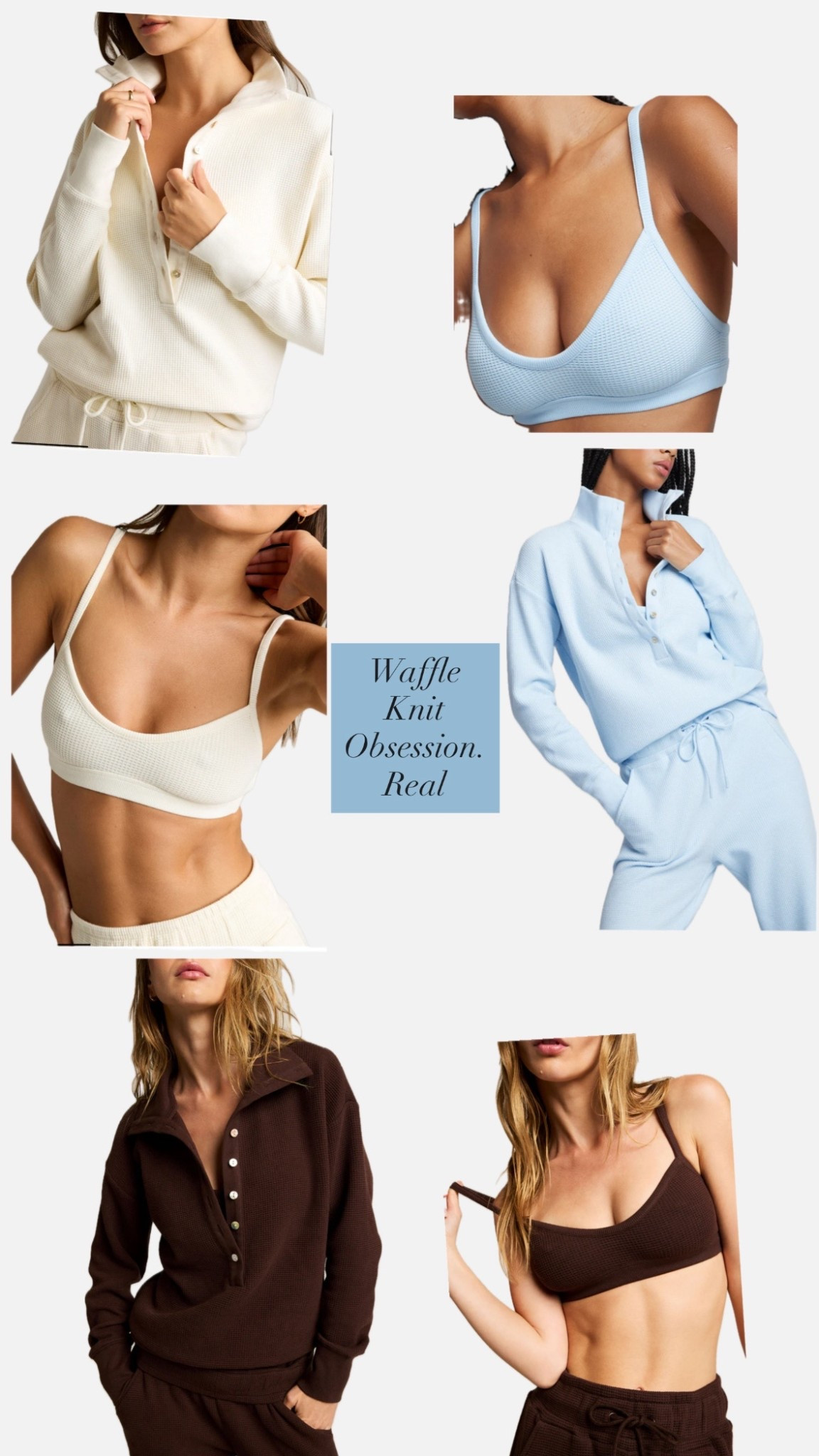 Currently hyper fixated on waffle knit — daily edit cover from Found by Em
