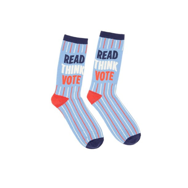Read Think Vote Socks Small (Other) | Walmart (US)