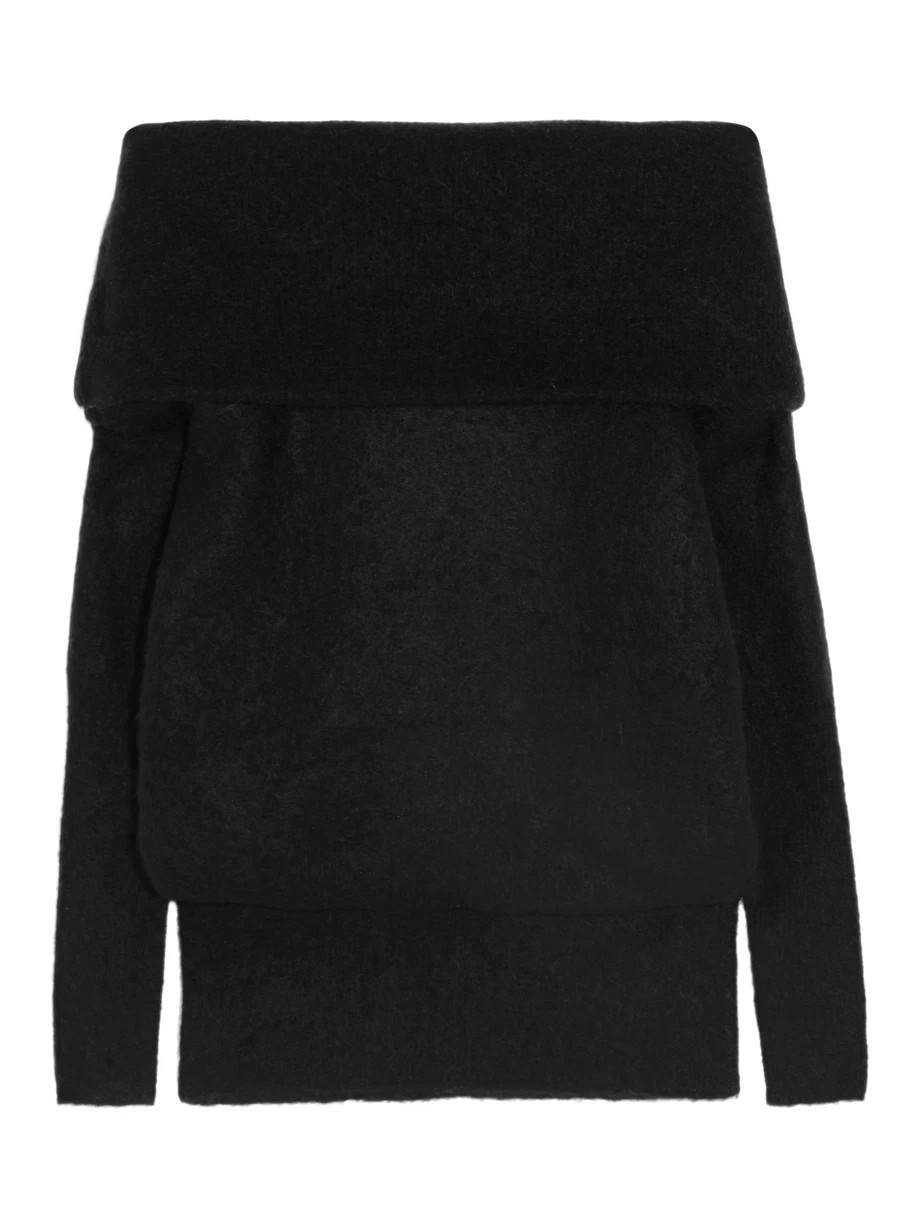 Acne Studios Off-the-shoulder knitted sweater, Women's, Size: M | NET-A-PORTER (UK & EU)