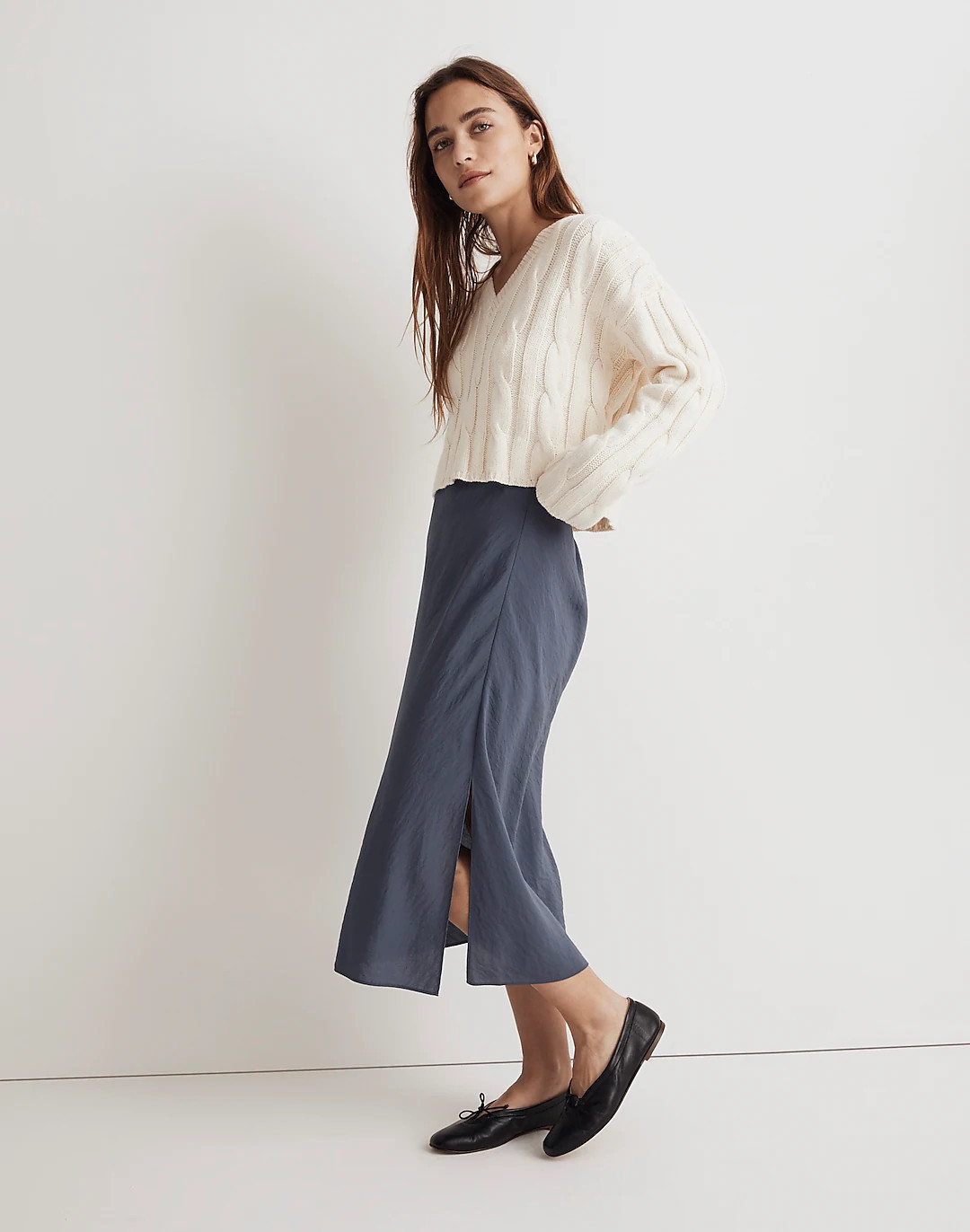 Layton Midi Slip Skirt | Madewell