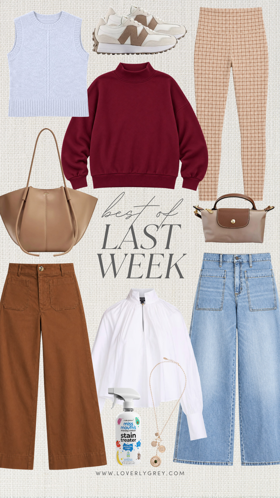 Sharing the top sellers from last week! All of these are extremely affordable!

Loverly Grey, fall finds, athleisure, Target, walmart, wide leg pants, wide leg jeans, fall blouse, leggings, mock neck sweatshirt 

 

#LTKSeasonal