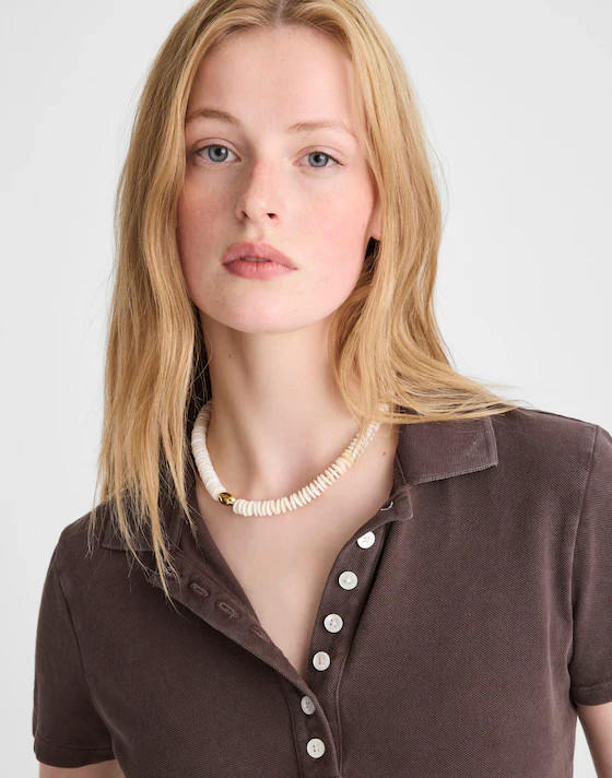 Sculptural Puka Shell Choker Necklace | Madewell