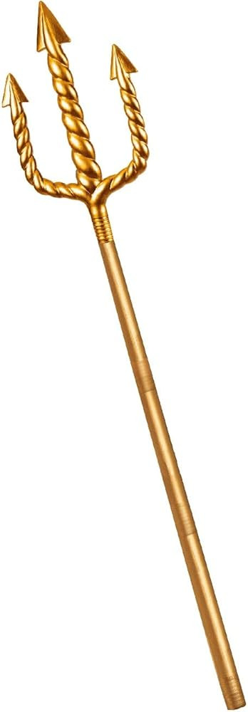 Adult 5 Pc King Neptune Trident Devil Pitchfork Staff Costume Accessory Prop | Amazon (US)