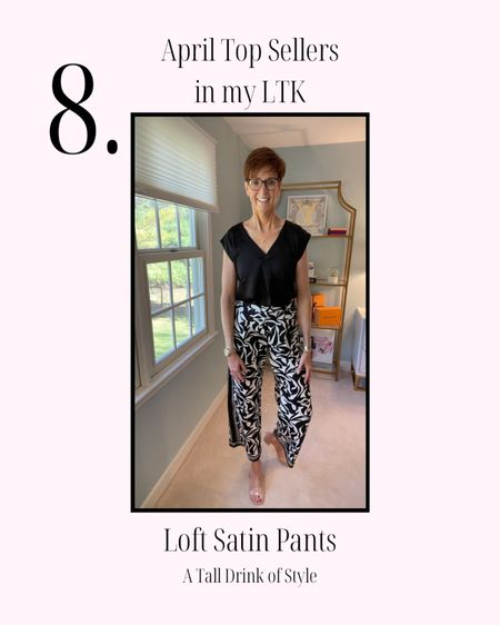 Top 10 in my LTK shop in April
Satin shirt with satin pants

Over 50 fashion, tall fashion, workwear, everyday, timeless, Classic Outfits

Hi I’m Suzanne from A Tall Drink of Style - I am 6’1”. I have a 36” inseam. I wear a medium in most tops, an 8 or a 10 in most bottoms, an 8 in most dresses, and a size 9 shoe. 

fashion for women over 50, tall fashion, smart casual, work outfit, workwear, timeless classic outfits, timeless classic style, classic fashion, jeans, date night outfit, dress, spring outfit

#LTKstyletip #LTKover40 #LTKfindsunder100