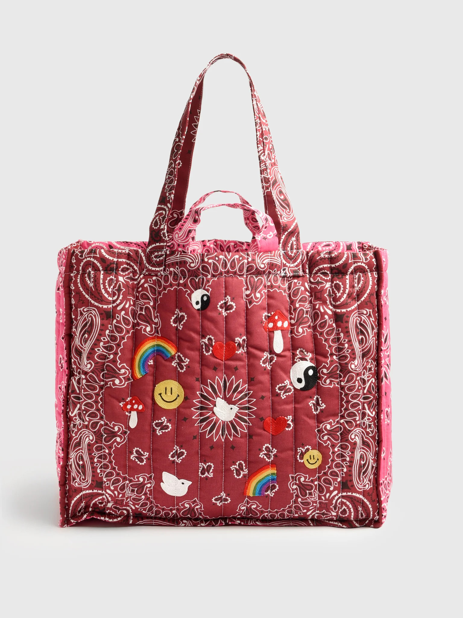 CALL IT BY YOUR NAME
                      
                     Quilted Maxi Cabas Tote | Saint Bernard