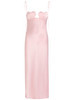 Amur heart satin midi dress | Harvey Nichols
