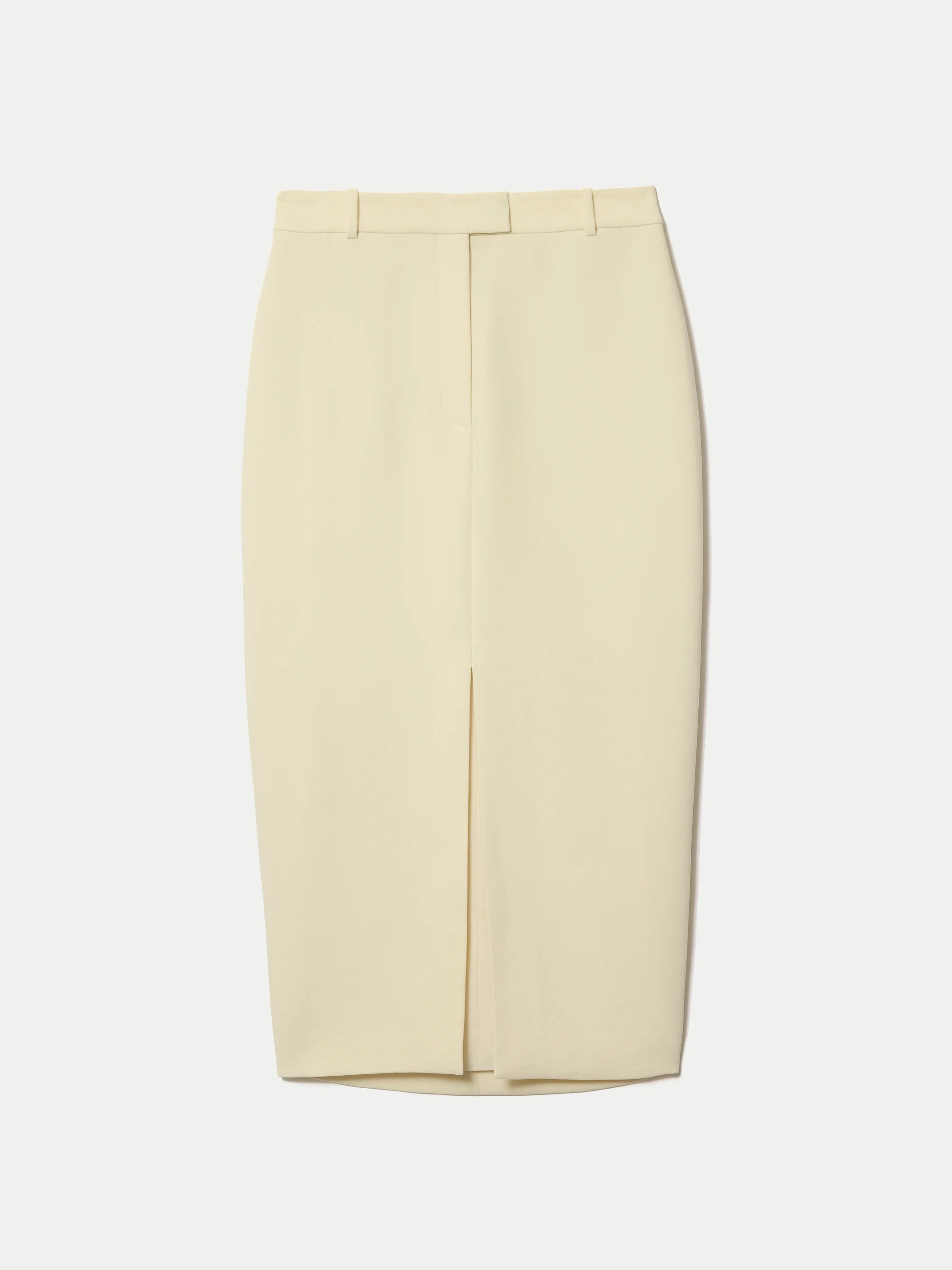 Tailored Split Front Skirt | Yellow | Jigsaw (UK)