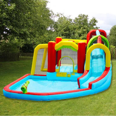 14.75' x 11.5' Bounce House with Slide and Air Blower | Wayfair North America