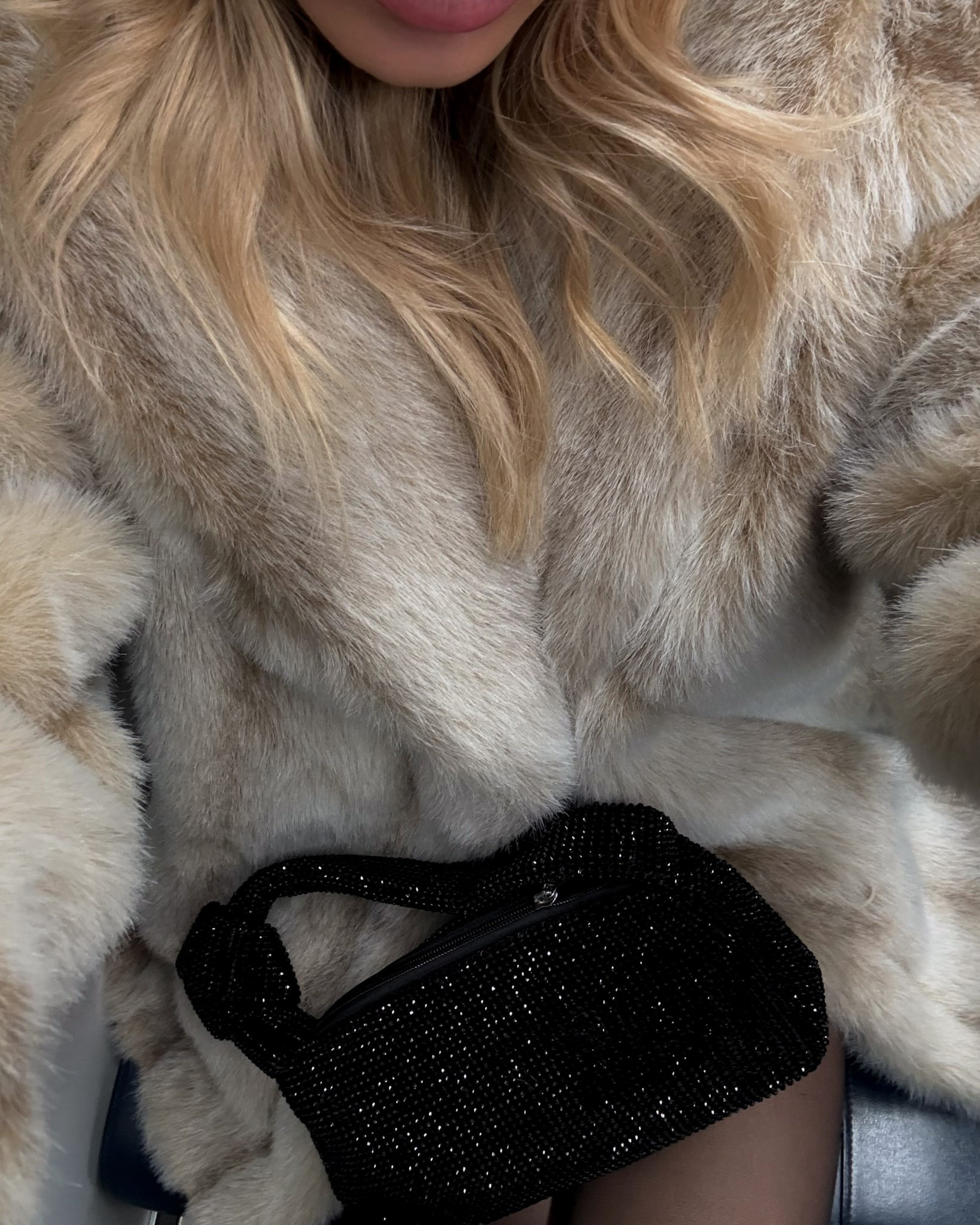 Fur Coat Winter Outfit | Sparkle Black Purse Chic Winter Fashion

Winter fashion outfit featuring a fur coat and sparkle black purse, chic winter outfit inspiration, elegant winter style look, glam winter fashion, stylish cold weather outfit, cozy luxury winter aesthetic, classy winter fashion outfit, evening winter style idea, trendy winter fashion inspiration, feminine winter outfit look