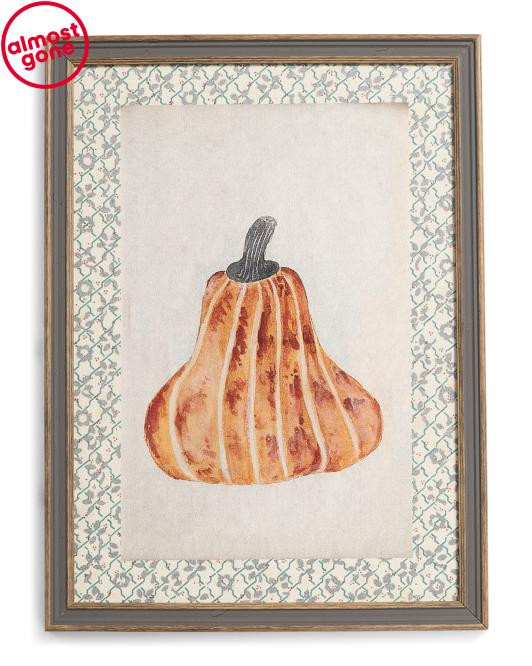 11x15 Japanese Pumpkin Wall Art | TJ Maxx
