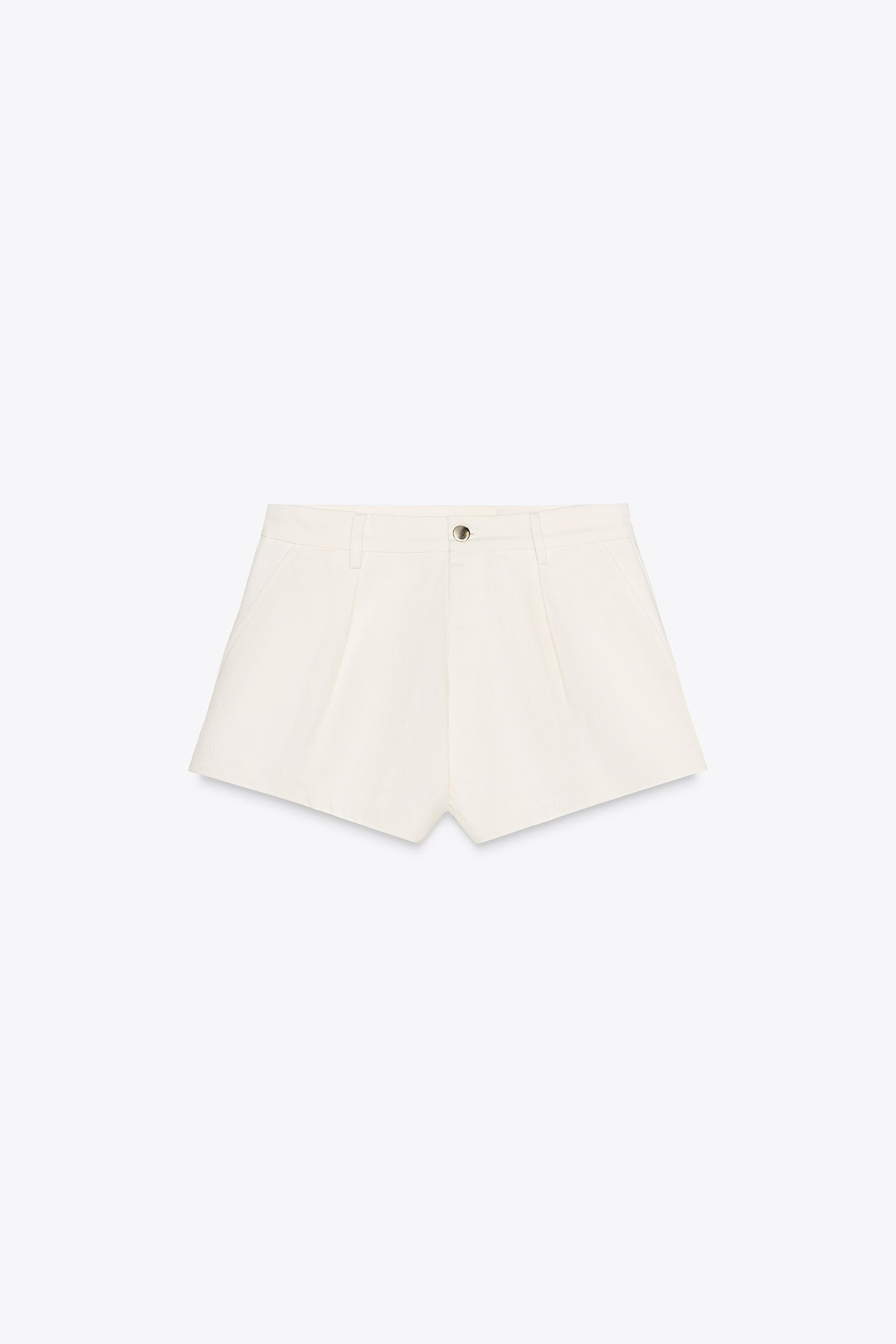 PLEATED SHORTS ZW COLLECTION | Zara US