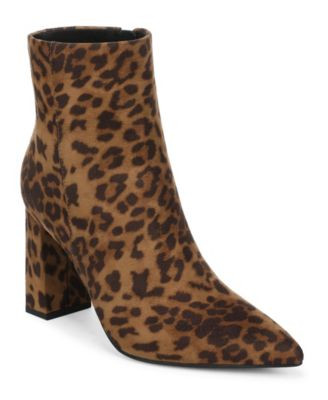 Wild Pair Women's Ceydaa Block Heel Dress Booties, Macy's Exclusive - Aria Leopard | Macy's
