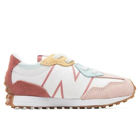 New Balance 327 White/Pink IH327HG1 Toddler Size 2 | Walmart (US)