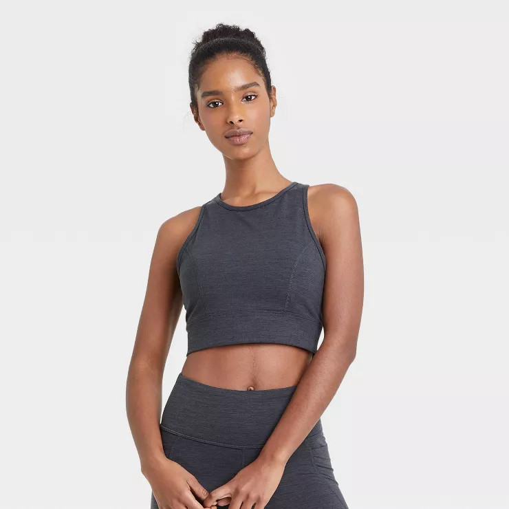 Women's Cozy Spacedye Longline Bra - JoyLab™ | Target
