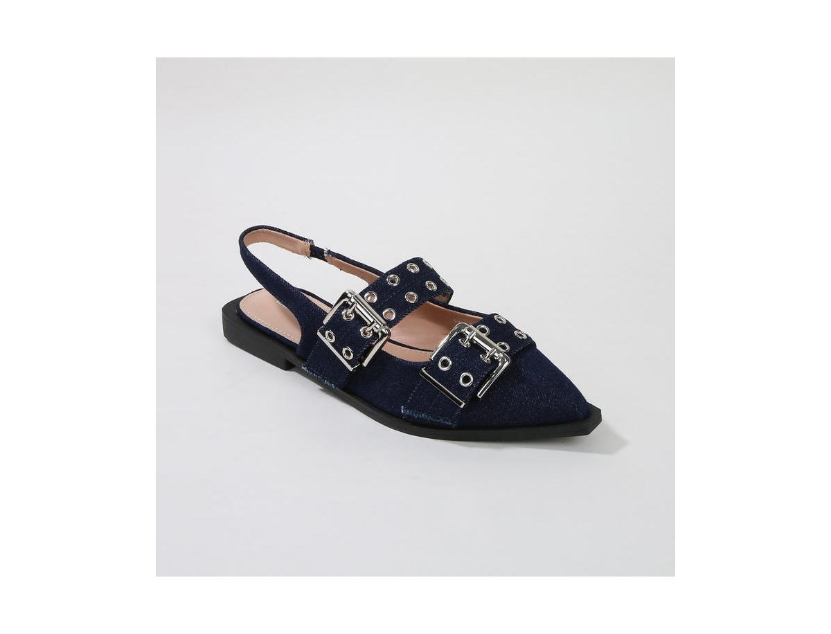 Addison Slingback Flats - Denim | Macy's