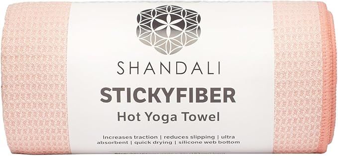Shandali Hot Yoga Towel - Stickyfiber Yoga Towel - Mat-Sized, Microfiber, Super Absorbent, Anti-S... | Amazon (US)