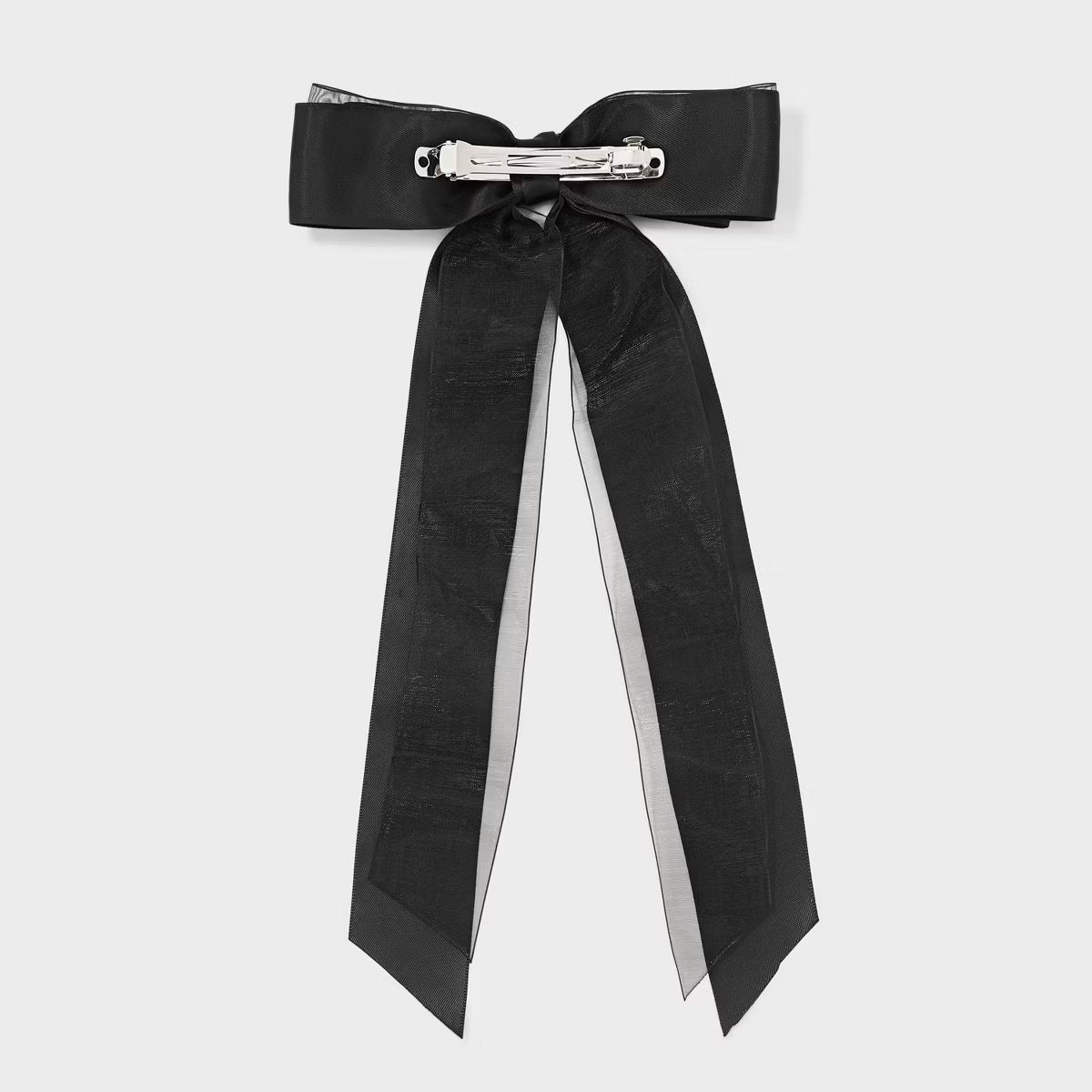 Satin Organza Bow Hair Barrette - A New Day™ | Target