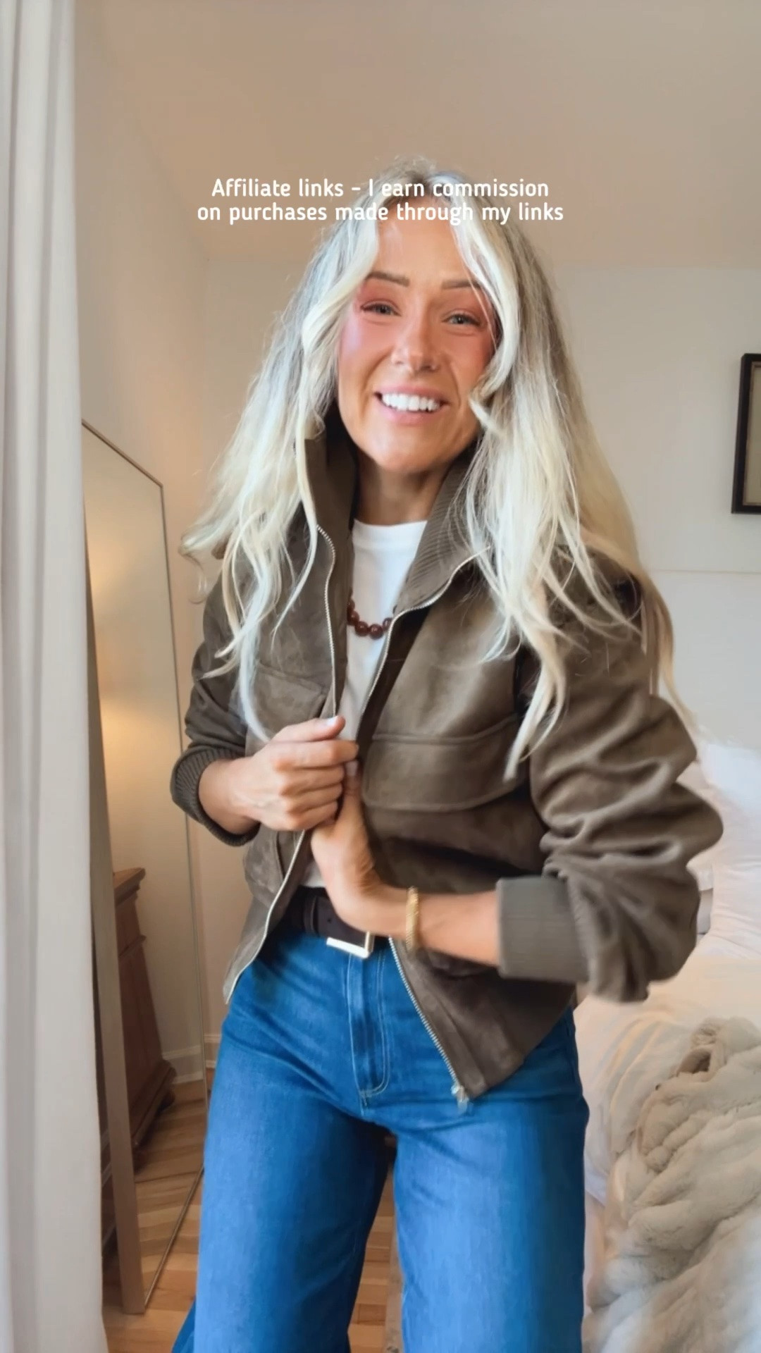 Affiliate links - I earn commission on purchases made through my links

Zara fall jacket
Funnel neck jacket
Paige Anessa jeans
Everyday fall outfits