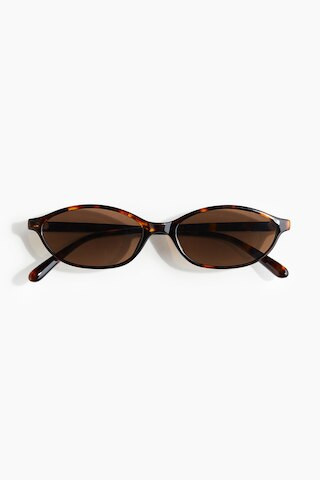 H & M - Ovale Sonnenbrille - Braun - Damen | H&M (DE, AT, CH, NL, FI)