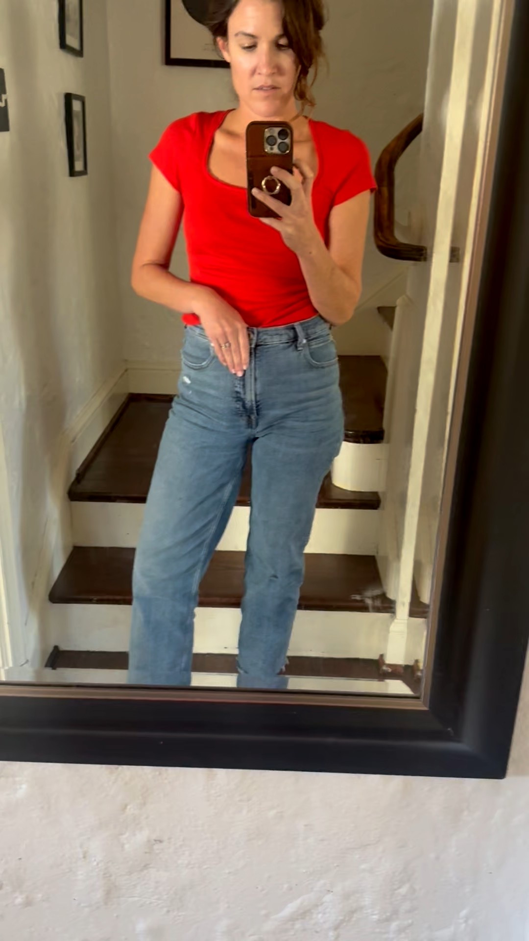 Go to jeans 

The way high Jean by Everlane 

#LTKFindsUnder100 #LTKFindsUnder50 #LTKStyleTip