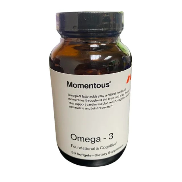 Momentous Omega 3 Fish Oil 1600mg 60ct | Walmart (US)
