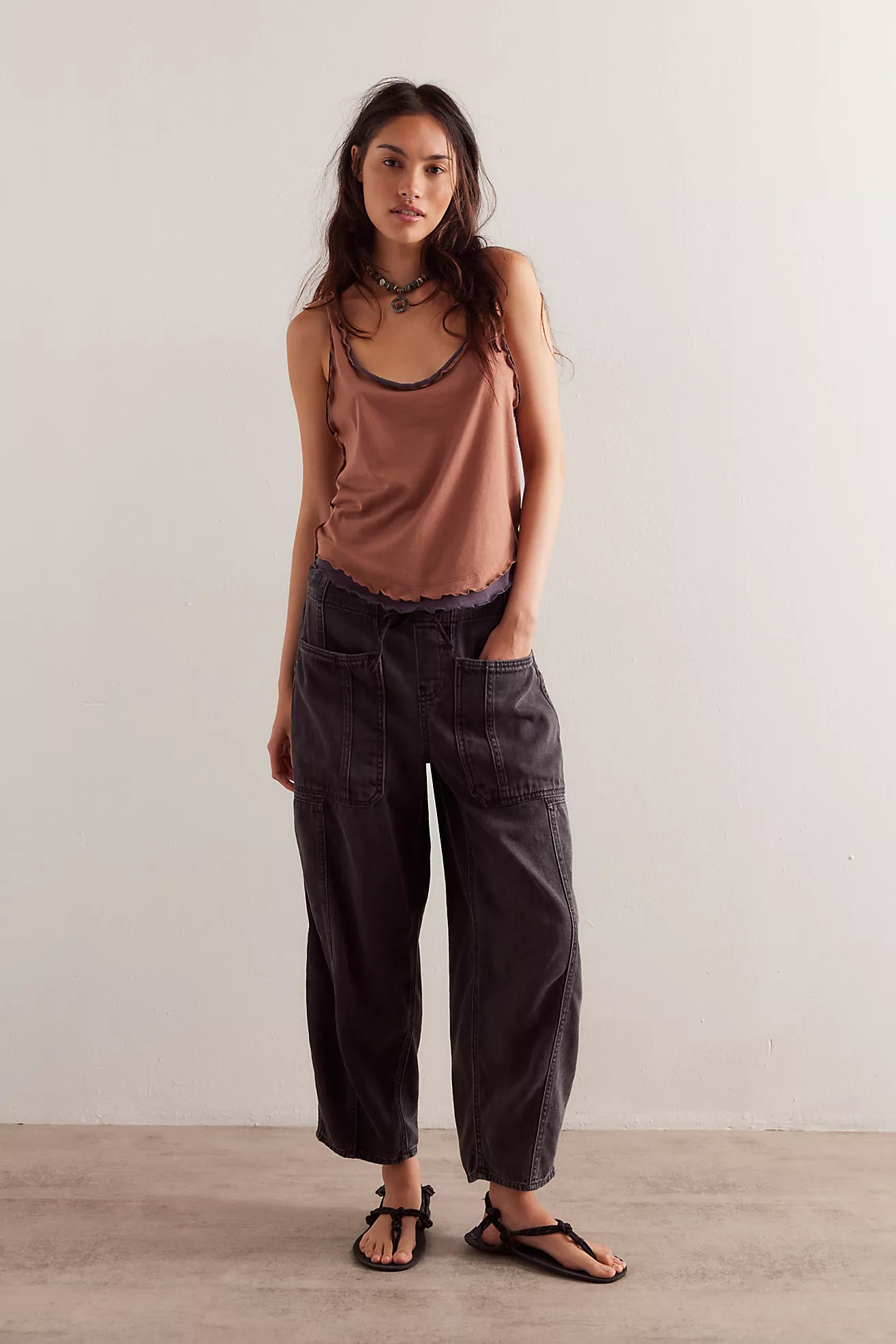 We The Free Silverton Pull-On Barrel Jeans | Free People (Global - UK&FR Excluded)