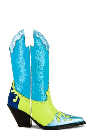 TORAL Western Boot in Turquoise & Apple from Revolve.com | Revolve Clothing (Global)