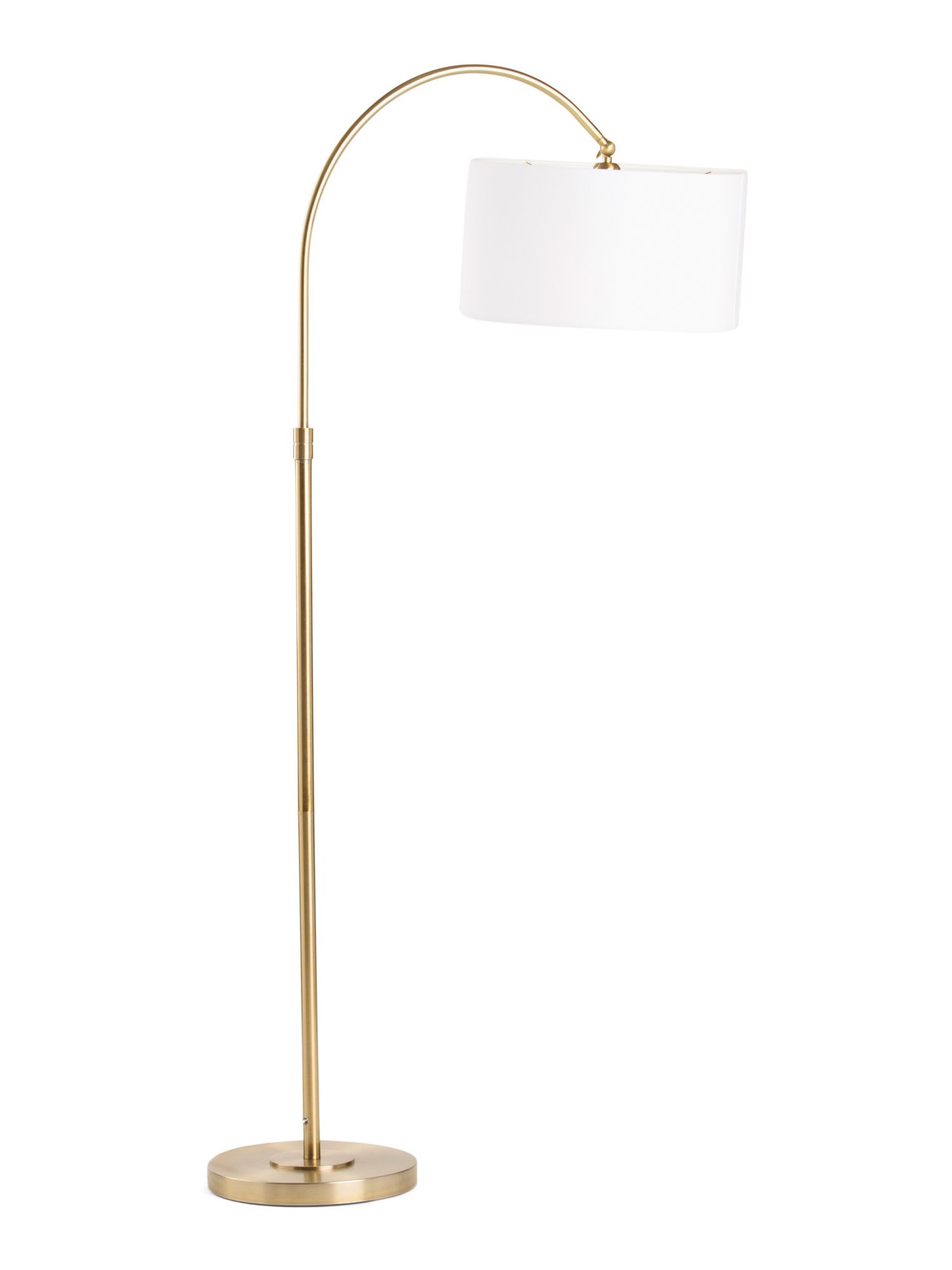 63.5in Gold Plating Arc Floor Lamp | TJ Maxx