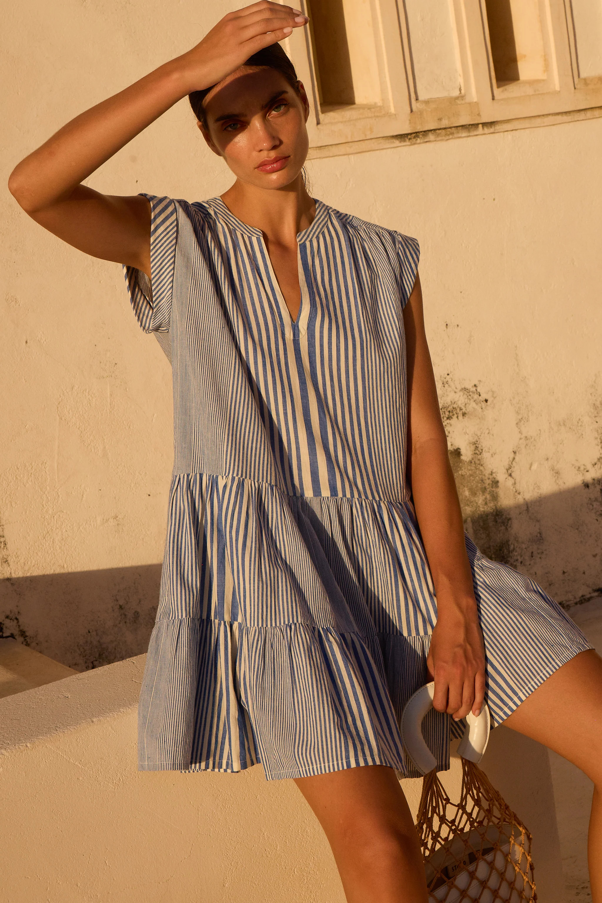 Roll Sleeve- Henley Blue | Oliphant Design